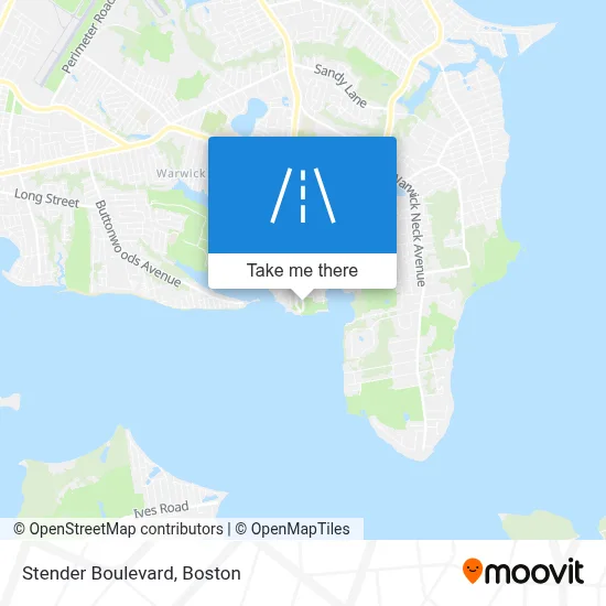 Stender Boulevard map