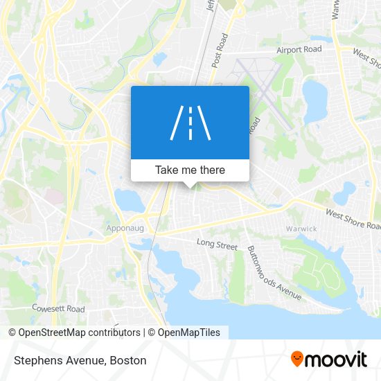 Mapa de Stephens Avenue