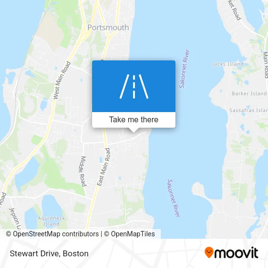 Stewart Drive map