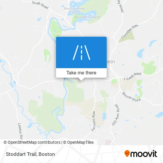Stoddart Trail map