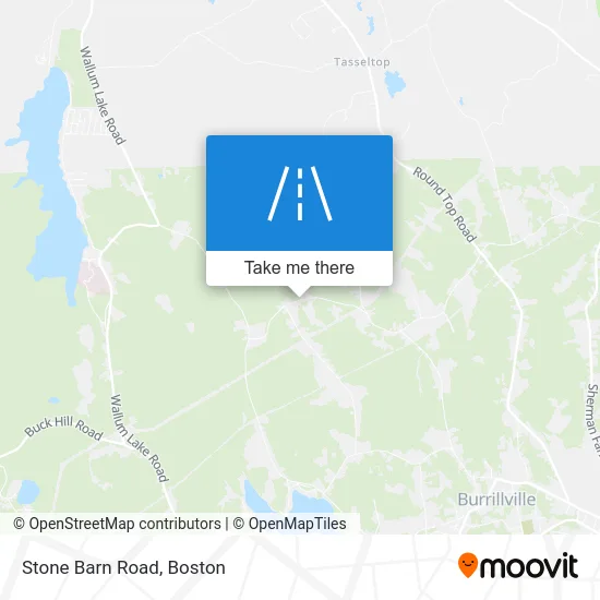 Stone Barn Road map