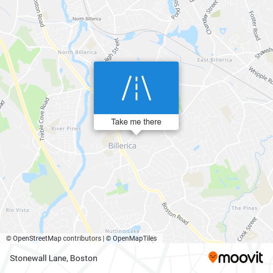 Stonewall Lane map