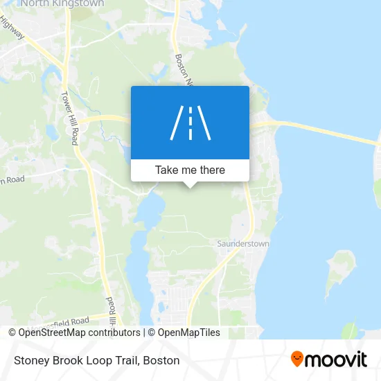 Stoney Brook Loop Trail map
