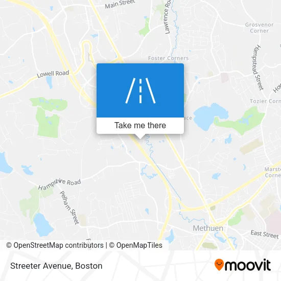 Streeter Avenue map