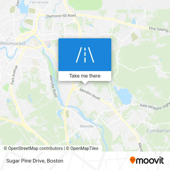 Sugar Pine Drive map