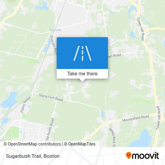 Mapa de Sugarbush Trail