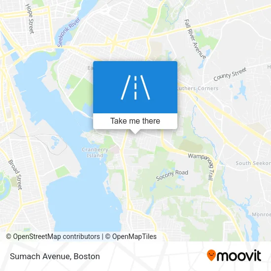 Sumach Avenue map