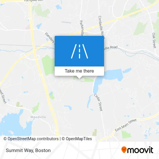 Summit Way map