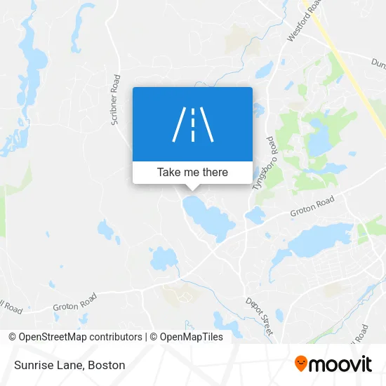 Sunrise Lane map