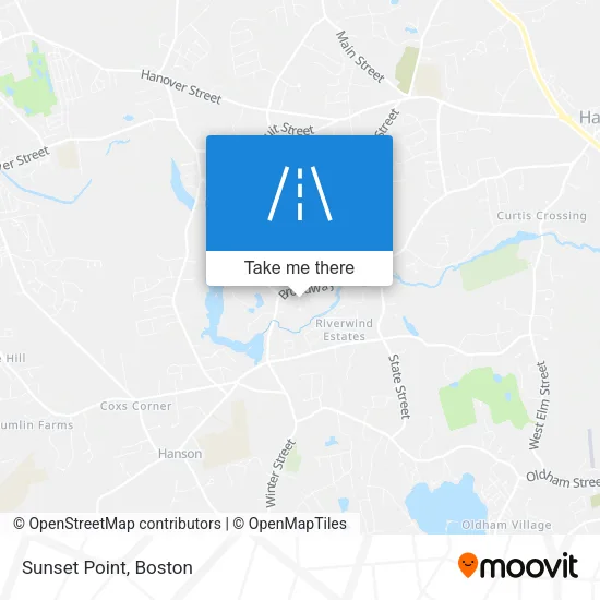 Sunset Point map
