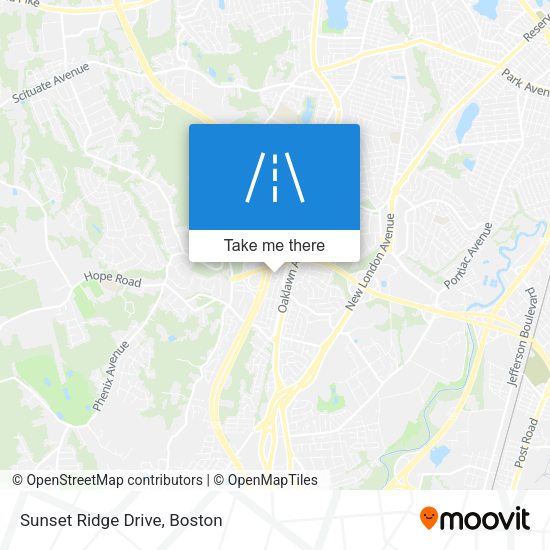 Mapa de Sunset Ridge Drive