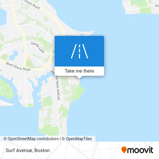Surf Avenue map