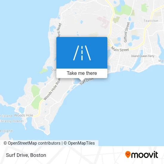 Surf Drive map