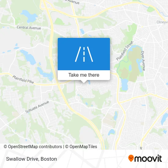 Swallow Drive map