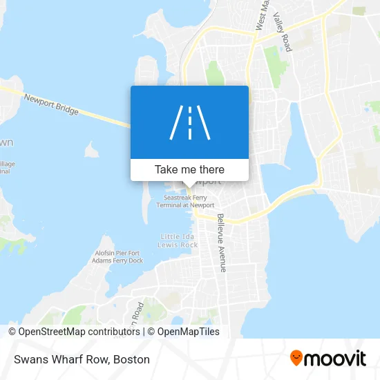 Swans Wharf Row map
