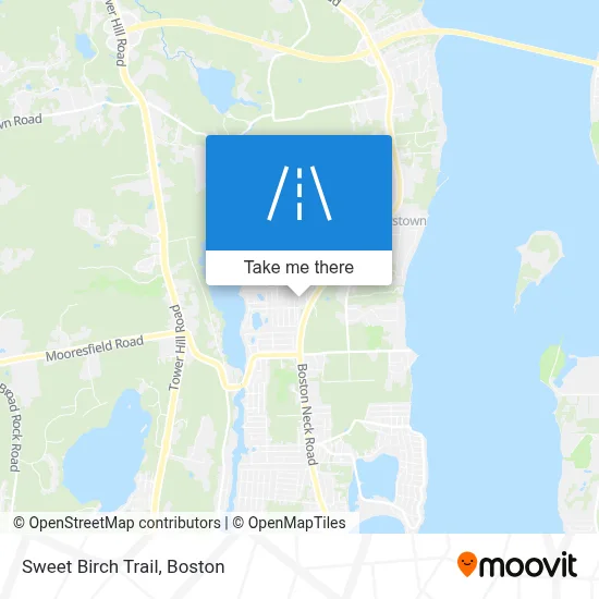 Sweet Birch Trail map