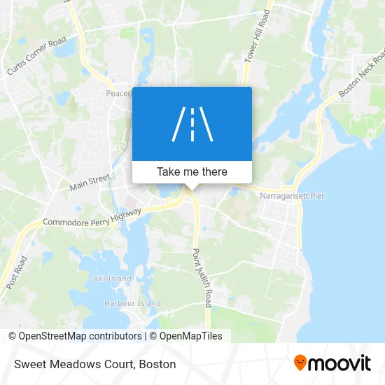 Sweet Meadows Court map