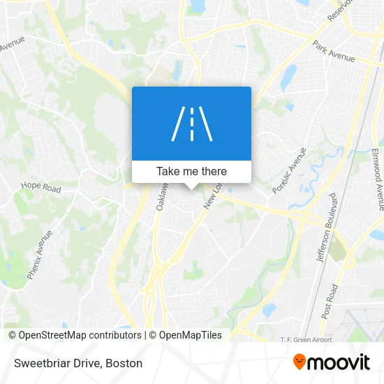 Sweetbriar Drive map