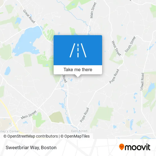 Sweetbriar Way map