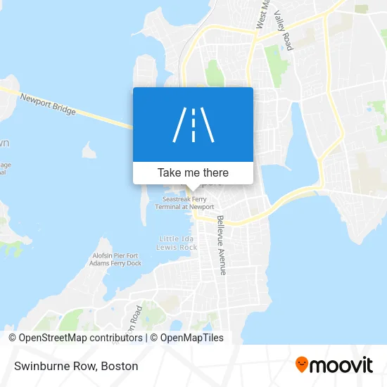 Swinburne Row map