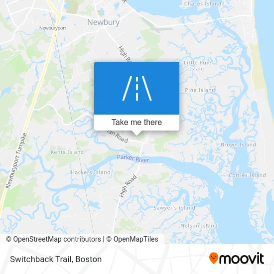 Switchback Trail map
