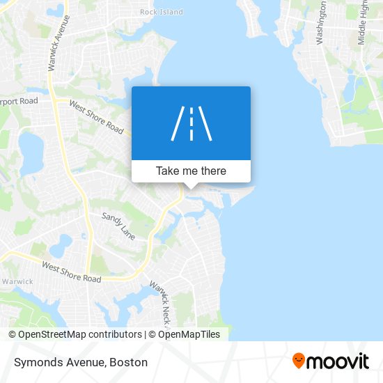 Mapa de Symonds Avenue