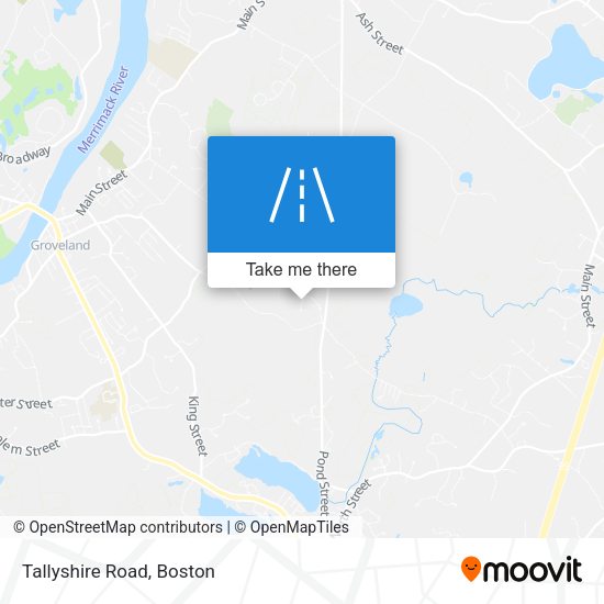 Mapa de Tallyshire Road
