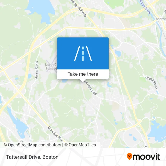 Tattersall Drive map