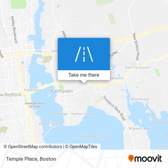 Mapa de Temple Place