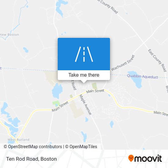 Mapa de Ten Rod Road