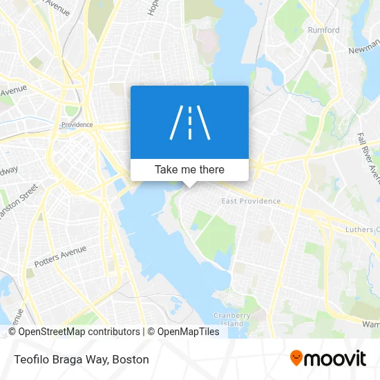 Teofilo Braga Way map