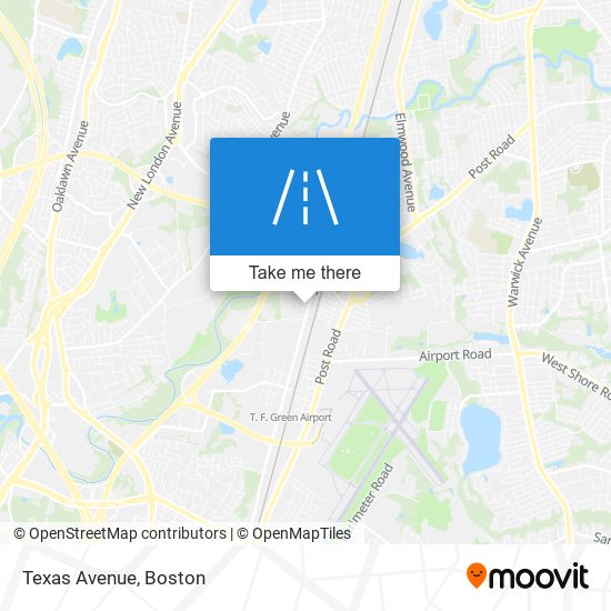 Mapa de Texas Avenue