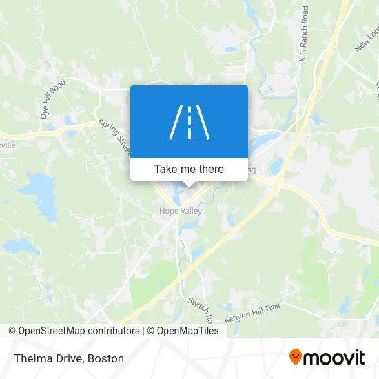 Thelma Drive map