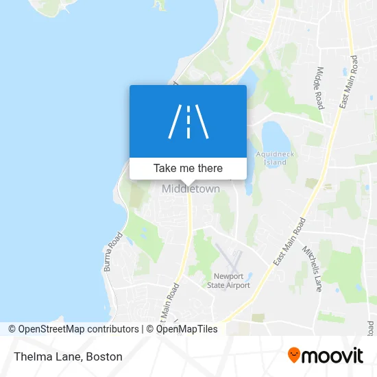 Thelma Lane map