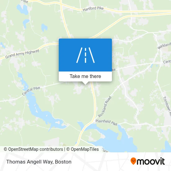 Thomas Angell Way map