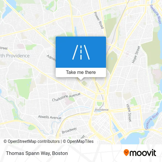 Thomas Spann Way map