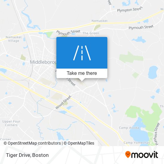 Tiger Drive map