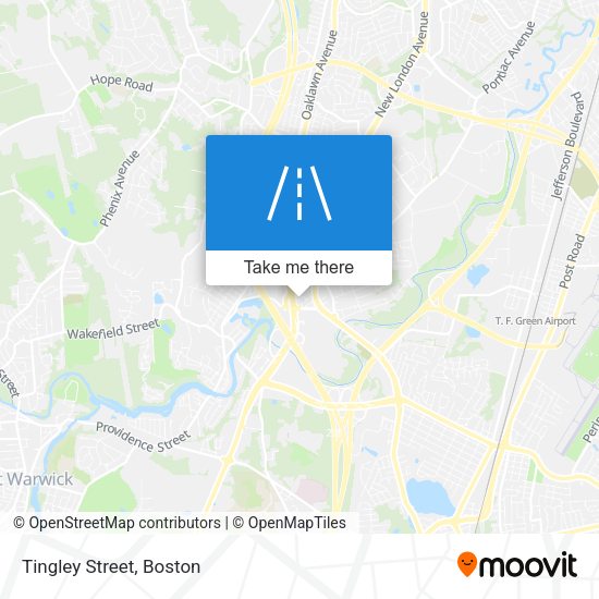 Mapa de Tingley Street
