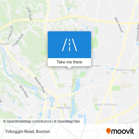 Mapa de Toboggin Road