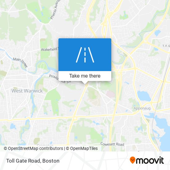 Toll Gate Road map