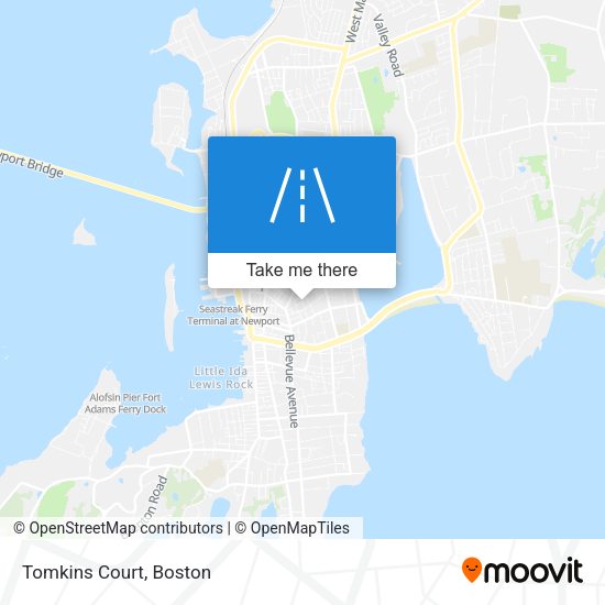 Mapa de Tomkins Court