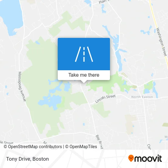 Tony Drive map