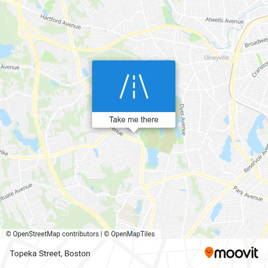 Topeka Street map