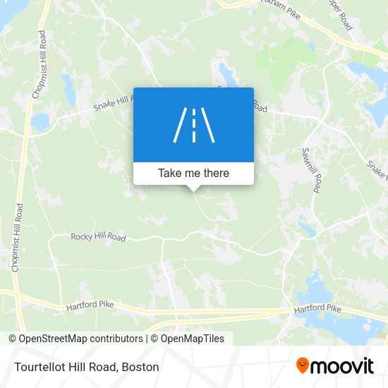 Tourtellot Hill Road map
