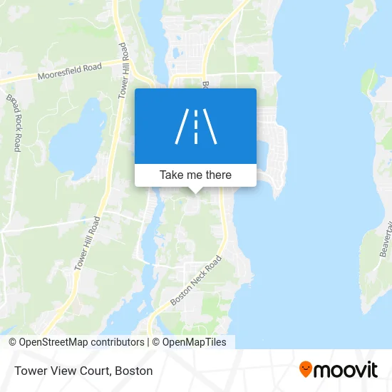 Tower View Court map