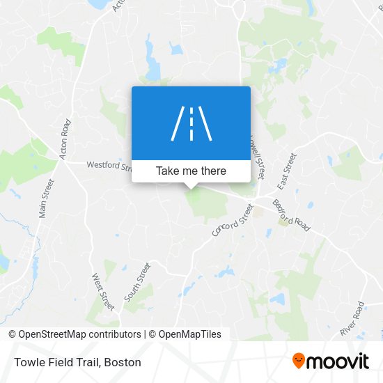 Towle Field Trail map