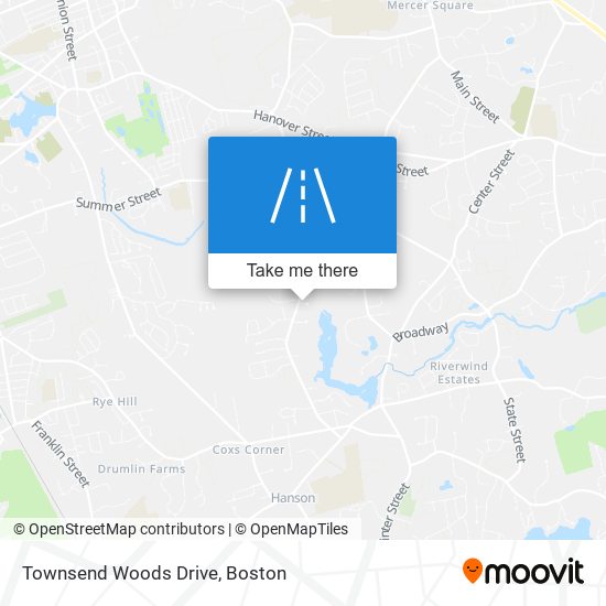 Townsend Woods Drive map