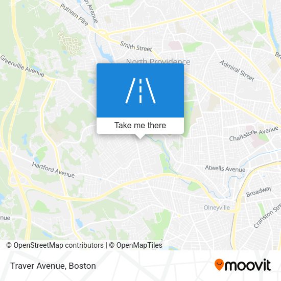 Mapa de Traver Avenue