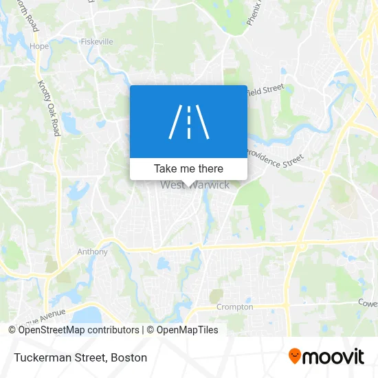 Tuckerman Street map