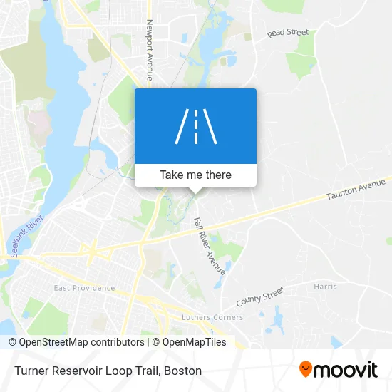 Turner Reservoir Loop Trail map